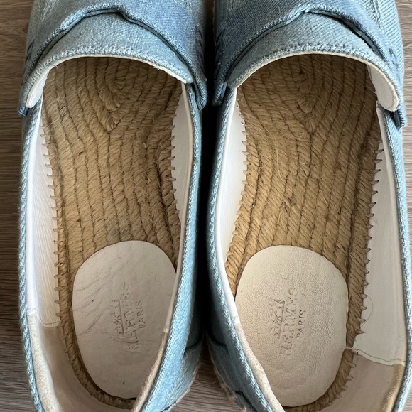 Hermes Denim Espadrilles - Picture 4 of 6